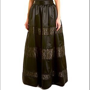Alice + Olivia Prima Silk-Trim Ball Gown Skirt